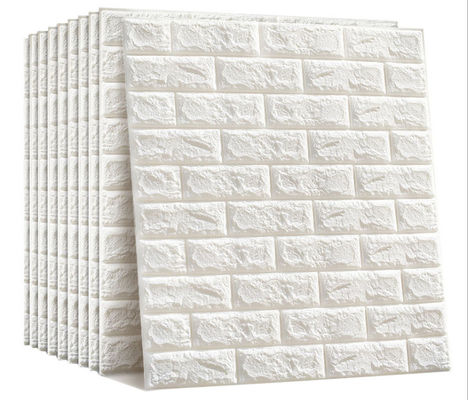 Wasbaar 8mm Dik Slijtvast PE Schuim 3D Behang