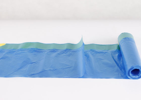 HDPE het Huisvuil Duidelijke Plastic Vuilniszakken Aangepaste Kleur van Drawstring